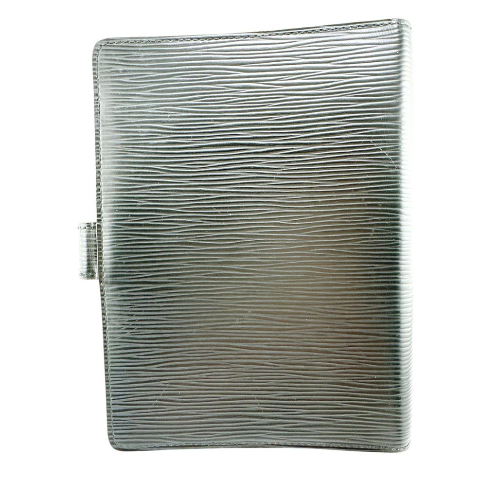 Louis Vuitton Epi System Notebook Cover Notebook Cover Epi Leather Noir Unisex R20042 Used