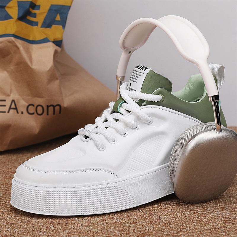Herbst Freizeit Niedrige Schnürschuhe Weiche Sohle Leichte Kleine Weiße Board-Schuhe Schnürung Sportlich Persönlichkeit