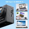 AKASO Brave4 Action Camera 4K30FPS Dual Screen EIS Image Stabilization 40M Waterproof Underwater Camera HDMI Output Action Cam Compact with Floating