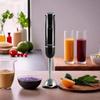 Kitchencook - Hand X Schwarz - Noir - Stabmixer - 600 W - Edelstahlfuß