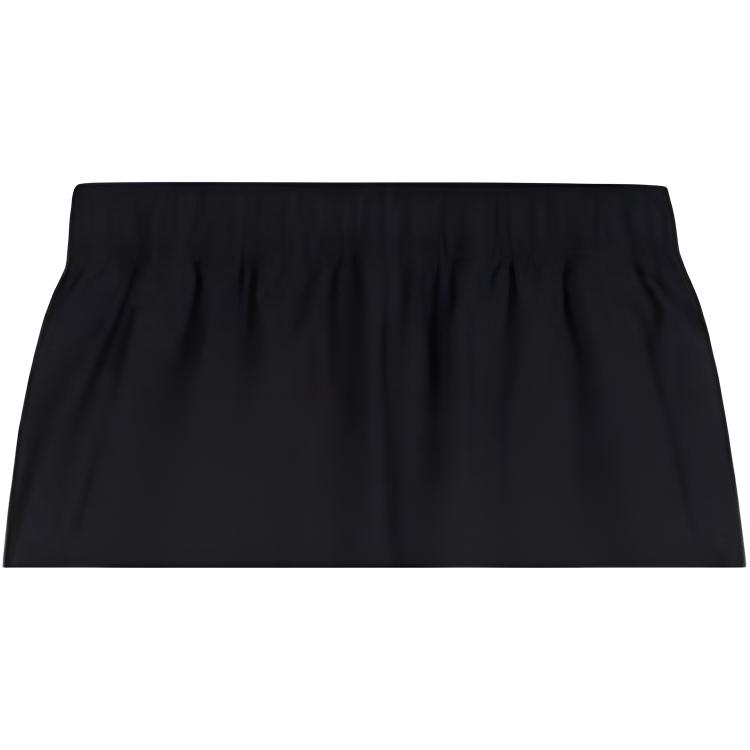 Li-Ning Comfortable Simple Versatile Solid Color Mid Waist Straight Leg Breathable Casual Pants Women bottoms Black AYKT504-1