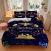 3pcs Magic Harry Potter Bedding Set, Duvet Cover and Pillowcases Machine Washable Seasons all suitable, Design for Bedroom (No Filling)168