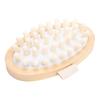 Wood   Brush   Cushion Non Slip Hand Held  R Body Brush for Home SPA Use