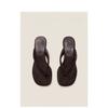 Europäische und amerikanische Oberbekleidung Sandalen mit Keilabsatz Sommer 2025 neue Pendler-Mode vielseitig mit Rock Zehen-High Heels Damen