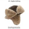Unisex Winter Verdickte Winddichte Ohrenschutz Plüschmütze