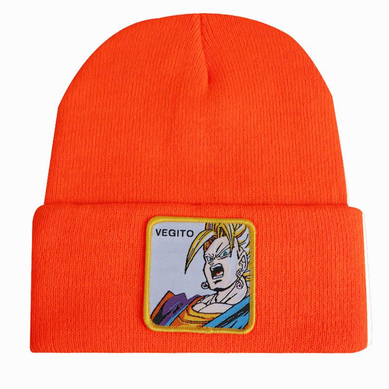 Anime merchandise Dragon Ball character Vegetto VEGITO Knitted hat, woolen hat, hip-hop ski pullover hat
