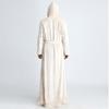 Flannel Pajamas Men's Hooded Thickened Pajamas Coral Velvet Men's Bathrobe Winter Robe Men's Bathrobe
