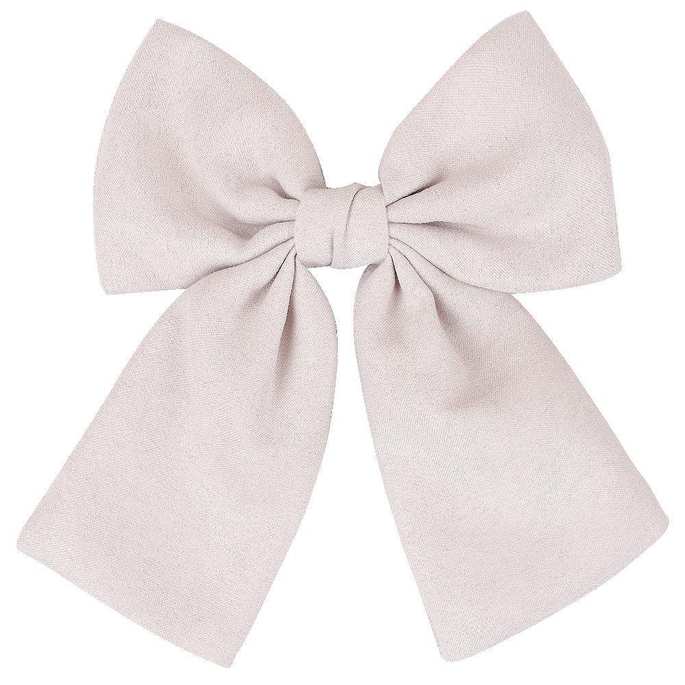 1 Piece Ins Style Fabric Large Bow Hair Clip,multicolor Retro Solid Color Top Clip,womens Back of The Head Hair Styling Headband