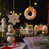 White Christmas Hanging Decoration Snowman Plastic Xmas Ornament Ball Party Supplies Snowflake Christmas Tree Ornament Christmas
