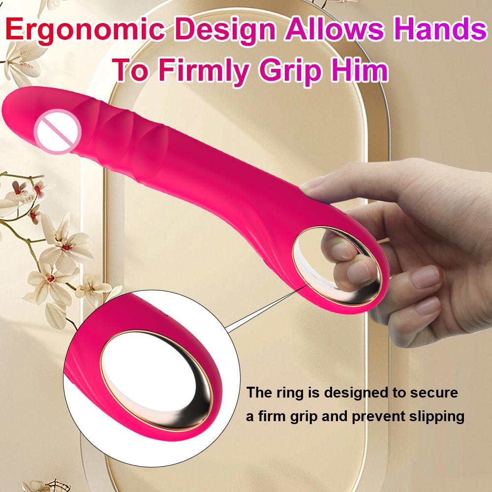 Beginner Thrusting Telescopic Dildo Vibrators Female G Spot Clitoral Anal Stimulation Retractable Vaginal Toy Sex Toys for Women