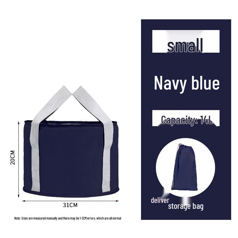 Winter Portable Multifunctional Foot Bath Bucket - Insulated & Foldable for Home or Dorm Use