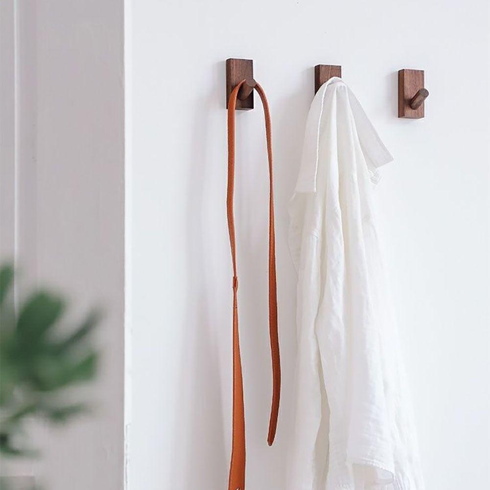 Sturdy Wall Hook Wood Bag Hook Durable Hat Hook