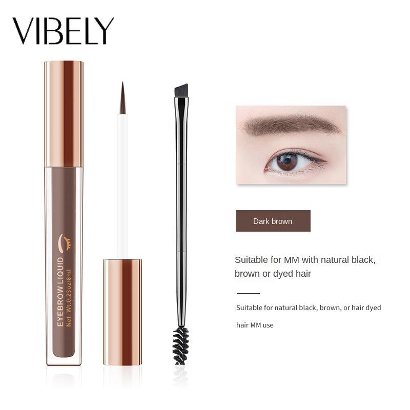 VIBELY 4 цвета Натуральный трехмерный крем для бровей 01