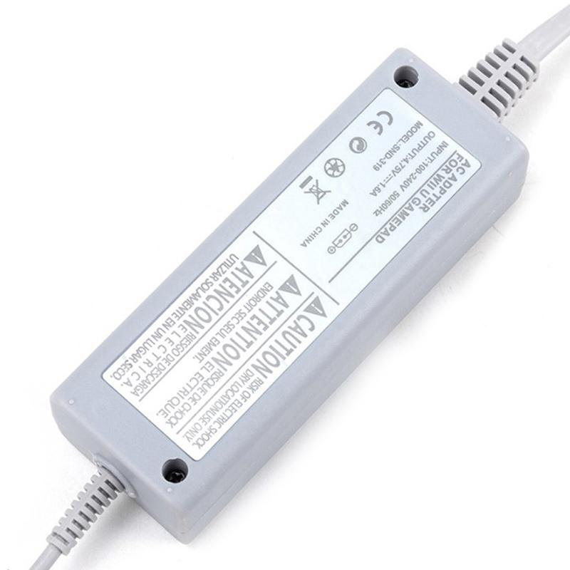 100-240V Ac Charger Adapter For Nintendo Wii U Gamepad Controller Joystick
