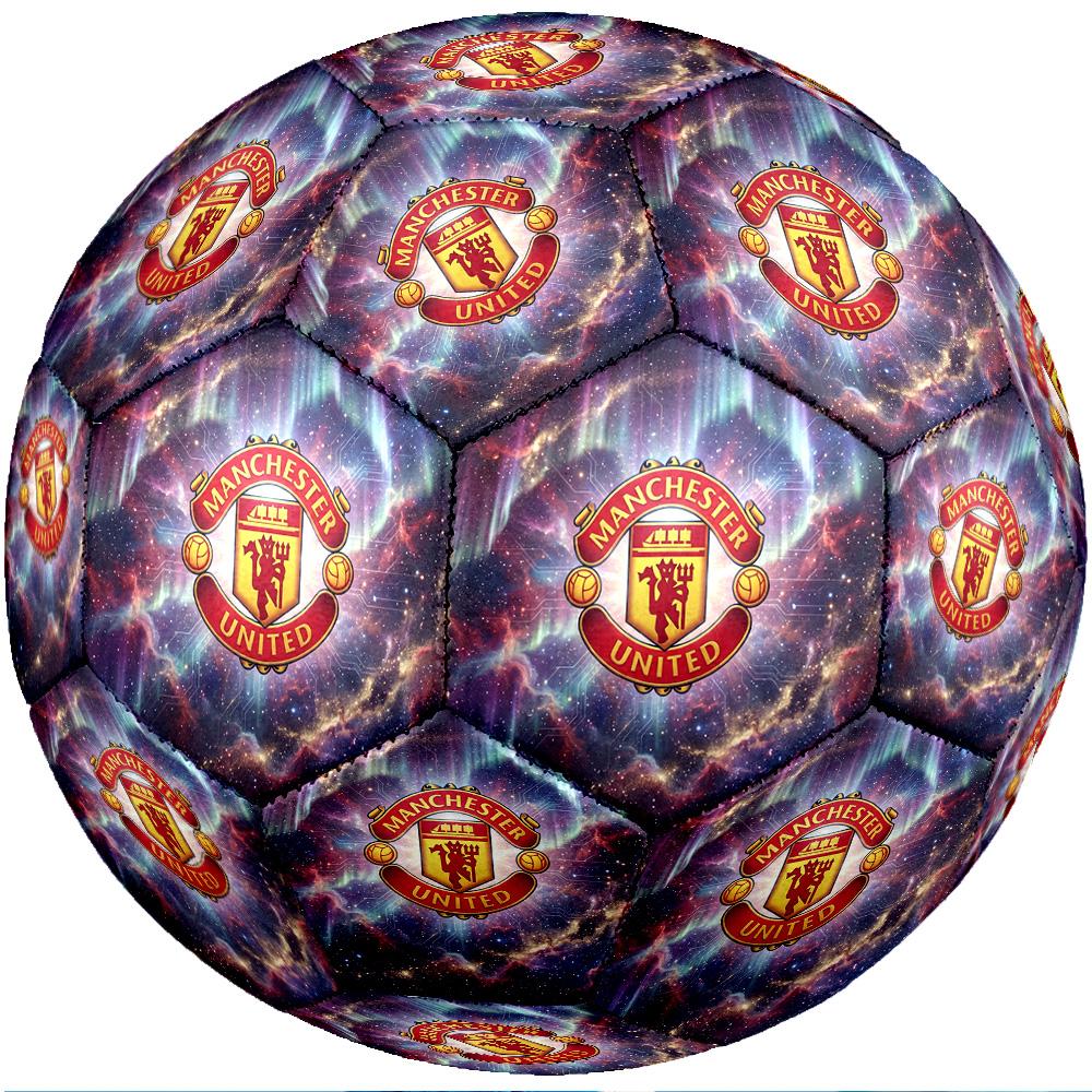 Manchester United Theme Soccer Ball Size 5 Soccer Ball Soft Touch Professional Training Football for Outdoor Sports