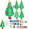 Vibrant Christmas Inflatable Costume Featuring Snowman Design For Festive Fun