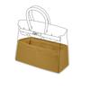 DGAZ Bag-in-Bag Inner Bag, Luxury Silk and Satin Tote Bag for Birkin 25/30/35/40 Bags (Biscuit Color, BK25)