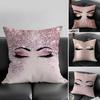 Makeup Eyelash INS Cushion Cover Pillowcase Ultra Soft Skin Friendly Fabric Cloud Like Comfort  Concealed Zipper
