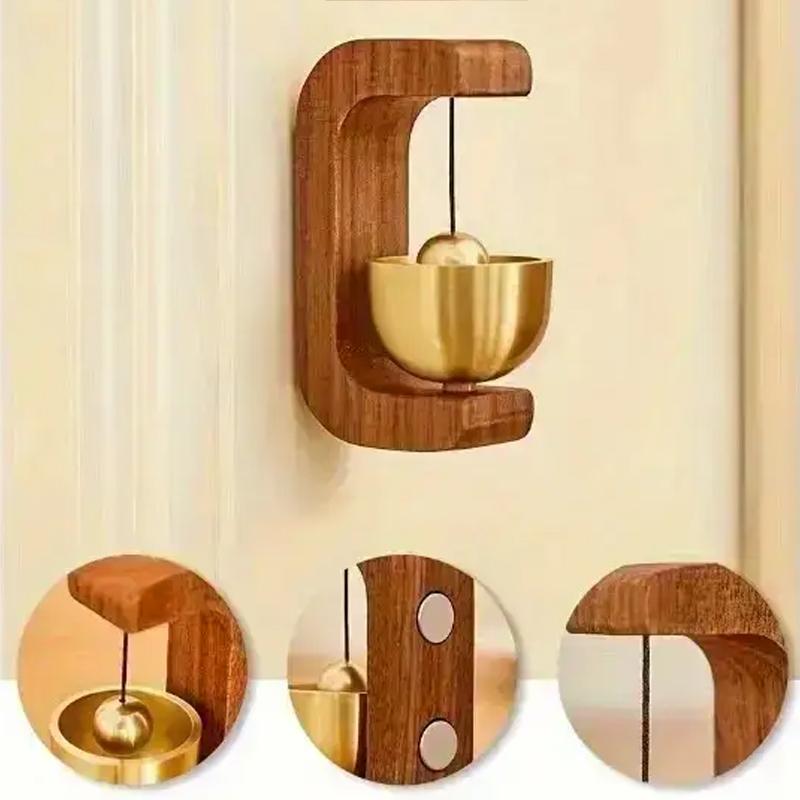 1PC Magnetic Exquisite Home Decor Wall Ornament Shop Reception Housewarming Gift Wind Chime Minimalist Style 7.5x4x3cm