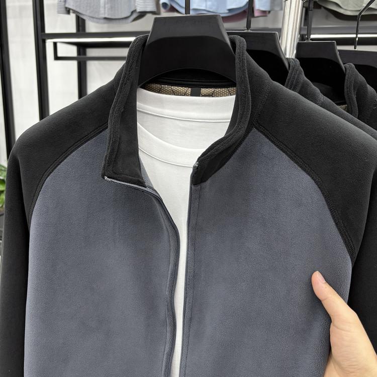 Long Sleeve Jacket Men s Winter Minimalist Casual Versatile Loose Fit Top Coat M