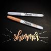 Sharpie Metallic Oil-Based Waterproof Marker Set: Gold, Silver, Black