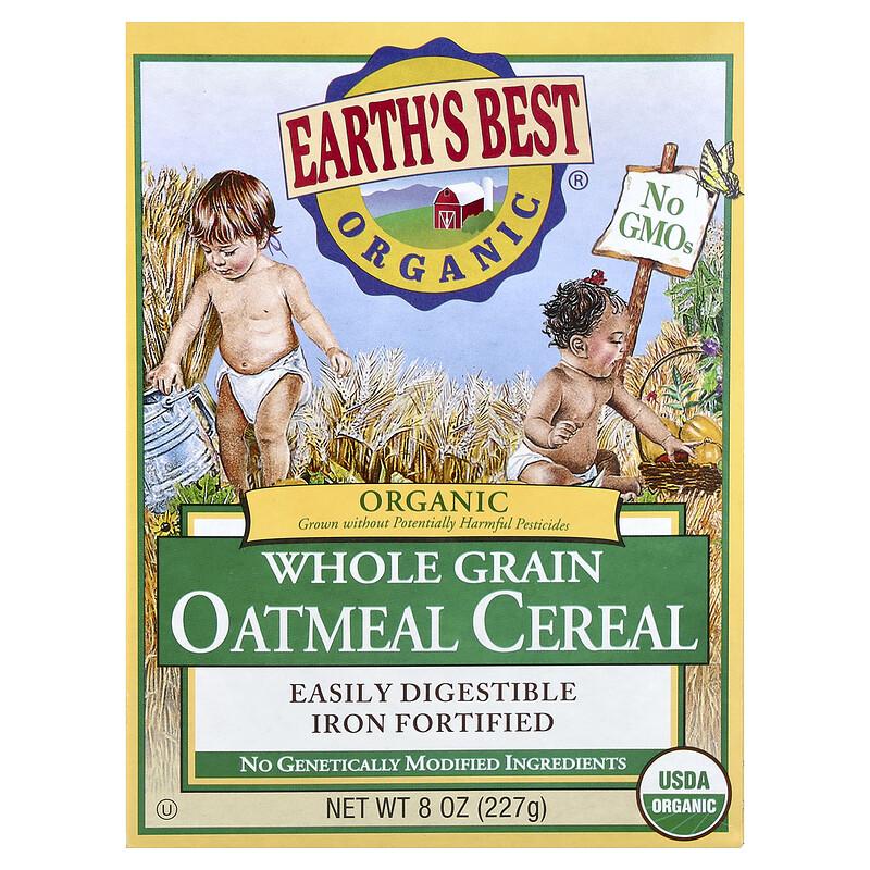 Earth's Best Bio Vollkorn Haferflocken Müsli, 8 oz (227 g) sold by Joom