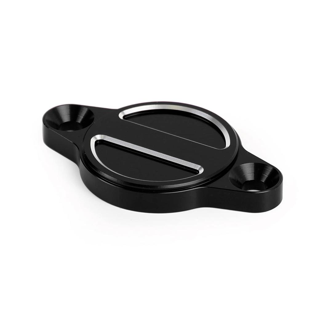 Frezon CNC Aluminum Filter Cap Cover for Ducati Monster 696 821 937 1100 1200S Black