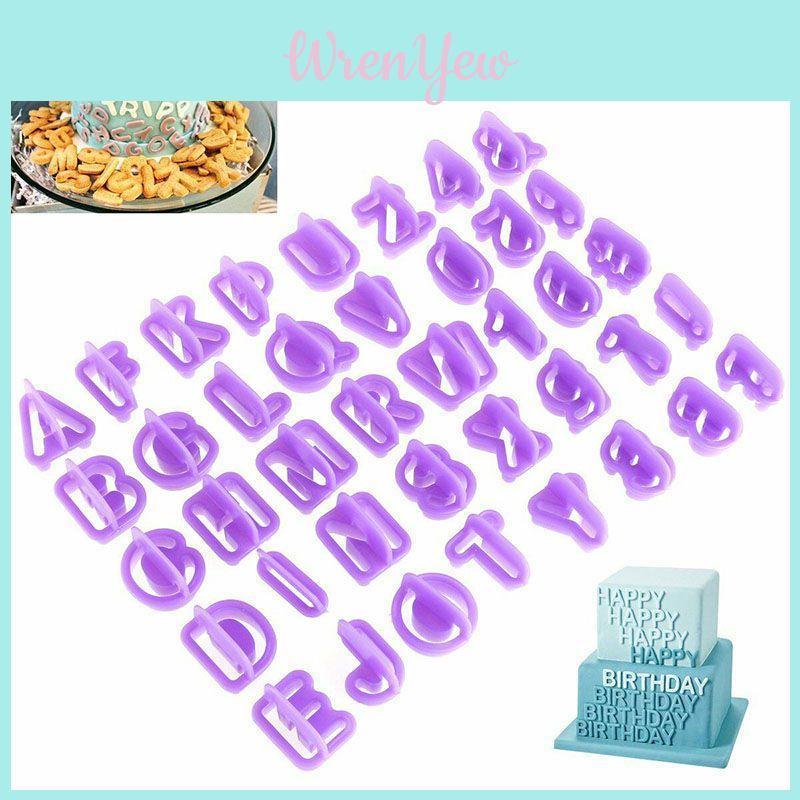 Cutter Icing 40pcsset Mold Mould Alphabet Number Letter Fondant Cake Decorating