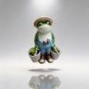 Cute Resin Frog Hanging Decor Miniature Garden Ornament For Office And Home Decor