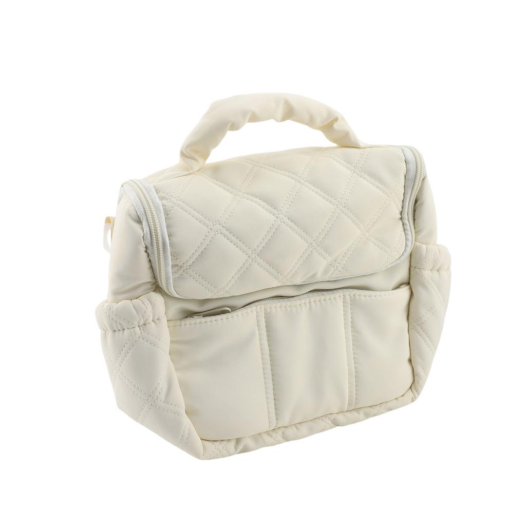 Double Deck Insulated Lunch Box Quilted Lkproof Reusable Large Lunch Cool  For Work Picnic Travel Ml Prep