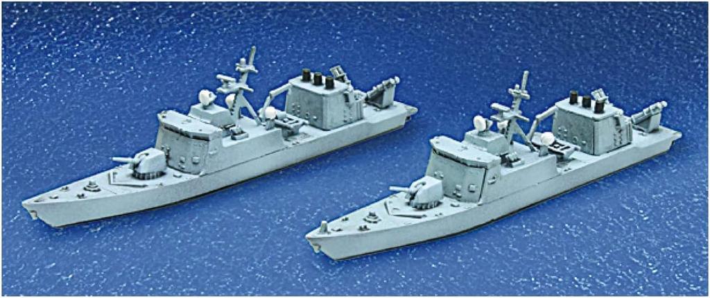 Aoshima Bunka Kyozai Waterline 16 Japan Maritime Force Missile Boat Plastic Model Kit Co., Ltd. (AOSHIMA) 1/700 No. Self-Defense Hayabusa/Umitaka