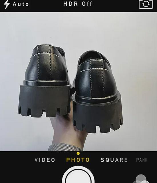 British Niche Square Toe Leather Derby Shoes - Men's Black Casual High-End Suit Footwear