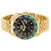 INVICTA Pro Diver Gold Tone Stainless Steel Black Dial Quartz Diver's 36043 200M Men's Watch