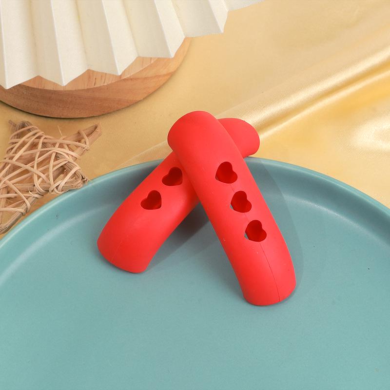 Heat-Resistant Silicone Pot Handle Cover - Anti-Scalding Insulation