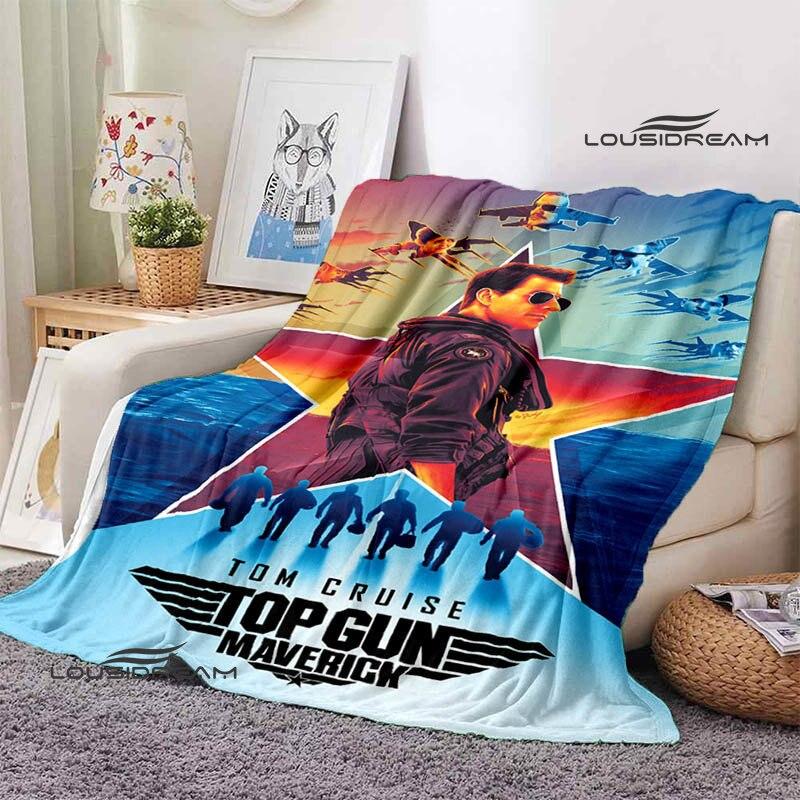 Classic Movie Top Gun Blanket Children's warm and beautiful blanket soft and comfortable blanket birthday gift