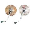 Chinese Style Portable Magnetic Folding Fan with Classical Print for Hanfu Dance