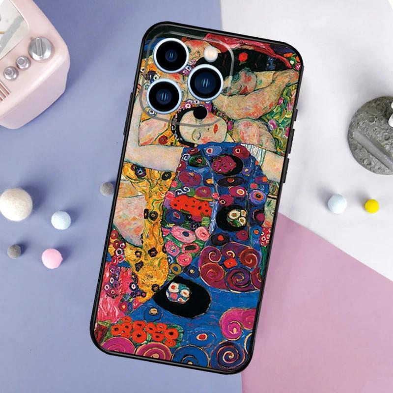 Чехол для мобильного телефона Apple IPhone15Plus Чехол для мобильного телефона с абстрактной картиной Густава Климта Отправил фотографию.