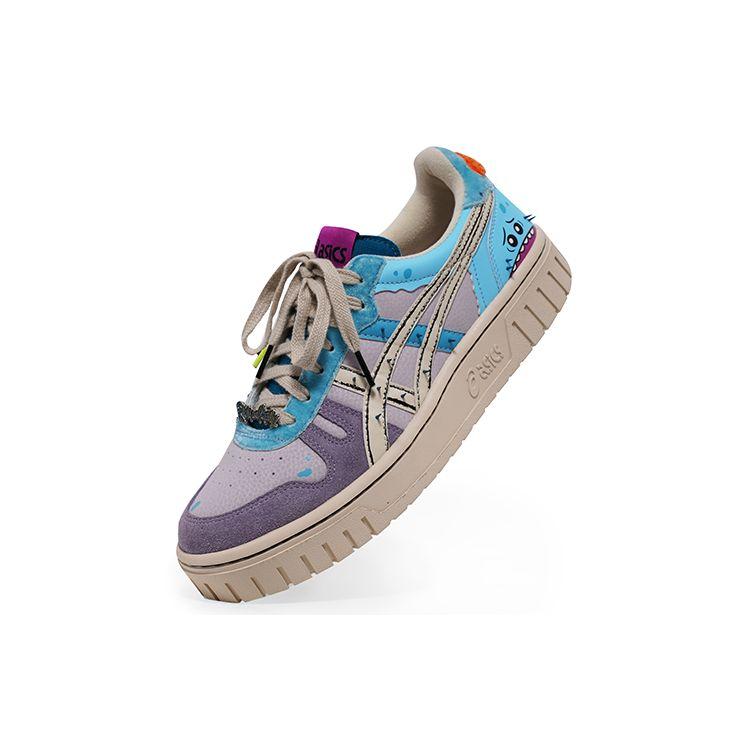 Asics Rick And Morty X  Court-Mz Retro Casual Low-Top Sneakers Unisex Sneakers Blue Purple 1203A197-250