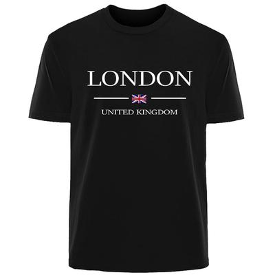 Union Flag Creative Simple Print Summer High Quality Men 100% Cotton Comfortable Fashion Casual T-shirt Men Outdoor Street Wear