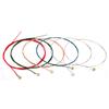 Acoustic Guitar String Replacement AntiRust Coating Light Musical Instrument Accessories(Colorful )