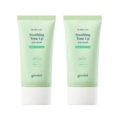 Houttuynia Cordata Calming Green Tone-Up Sunscreen SPF50+ PA++++ 50ml + 50ml Set