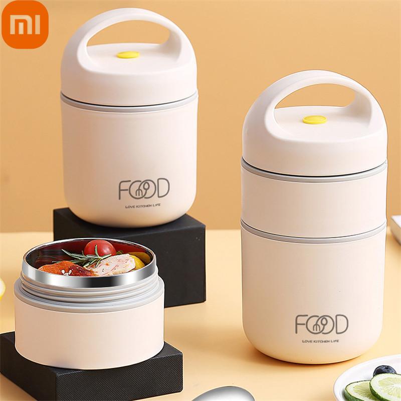 

Xiaomi 304 Вакуумный термос из нержавеющей стали Ланч-бокс Изолированная сумка для обеда Подогреватель еды Чашка для супа Термос Контейнеры Bento Box