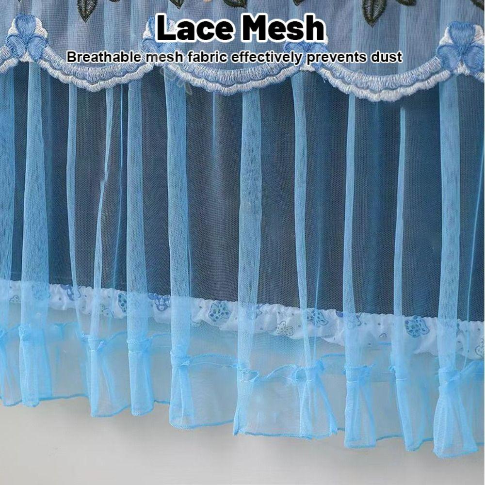 Embroidered Lace TV Dust Cover Ultra-thin TV Screen Monitor Cloth Fashion LCD TV Protective Cover