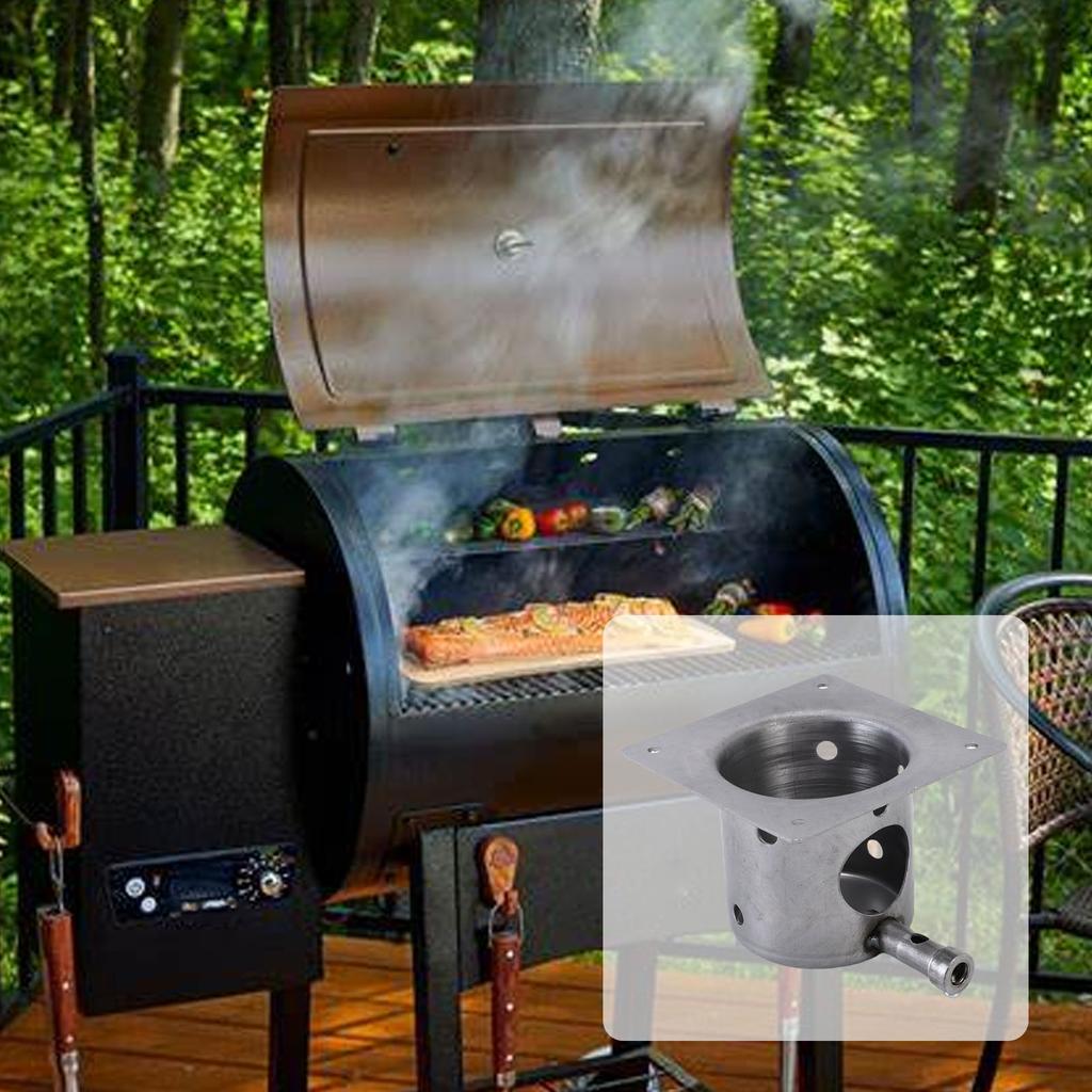 Burn Pot Set, Sturdy Stainless Steel Material Sy To Install Compact and User Friendly   Ignitor Kit with Screws for TrNaAeger   Grill