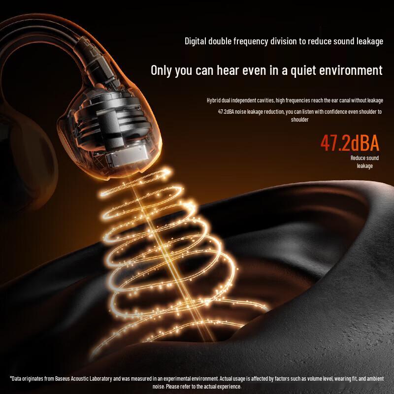 Baseus Inspire XC1 Open-Ear Wireless Bluetooth Ear-Clip Sports Headphones