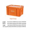 Industrial Style Plastic Storage Box for Camping, Household, or Car Trunk