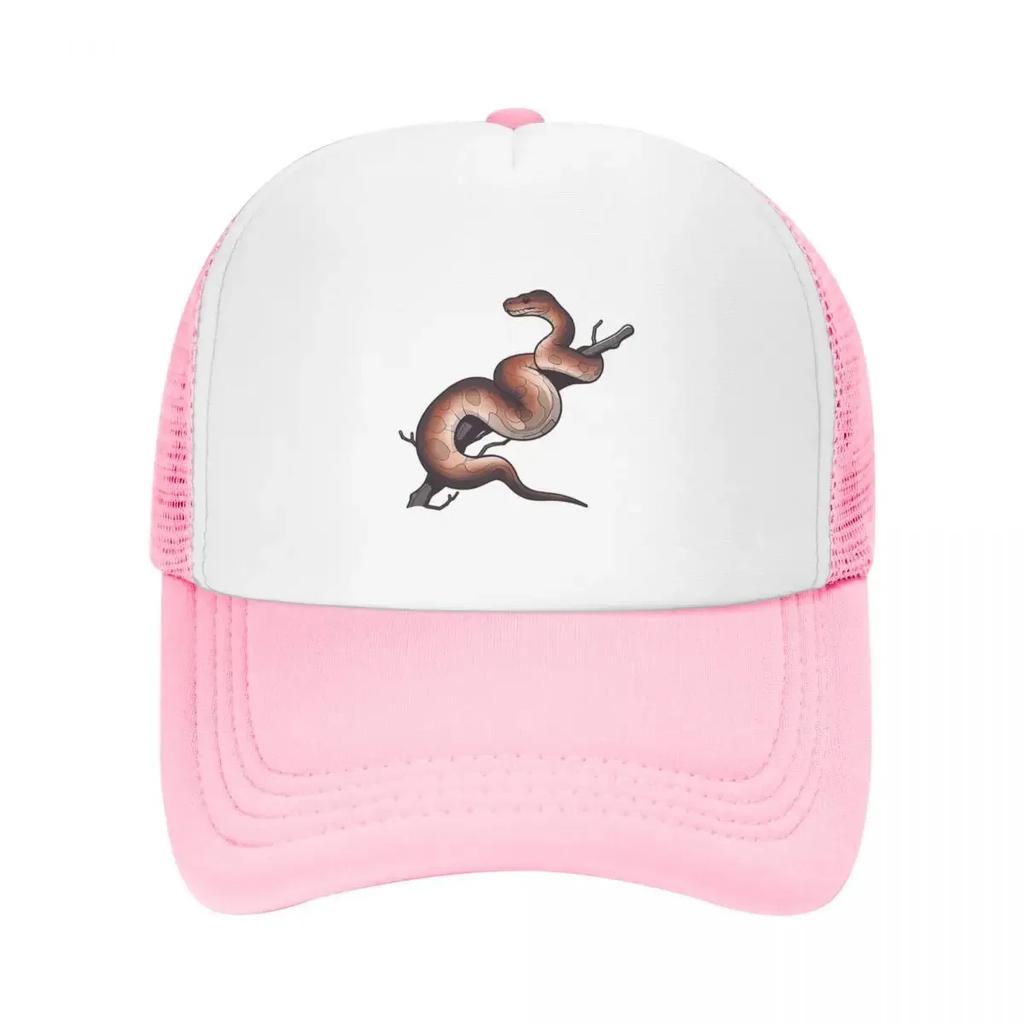 Ball Python Snake Cap Fashion Casual Mesh Baseball Caps Adjustable Hat Hip Hop Summer Unisex Baseball Hats Polychromatic