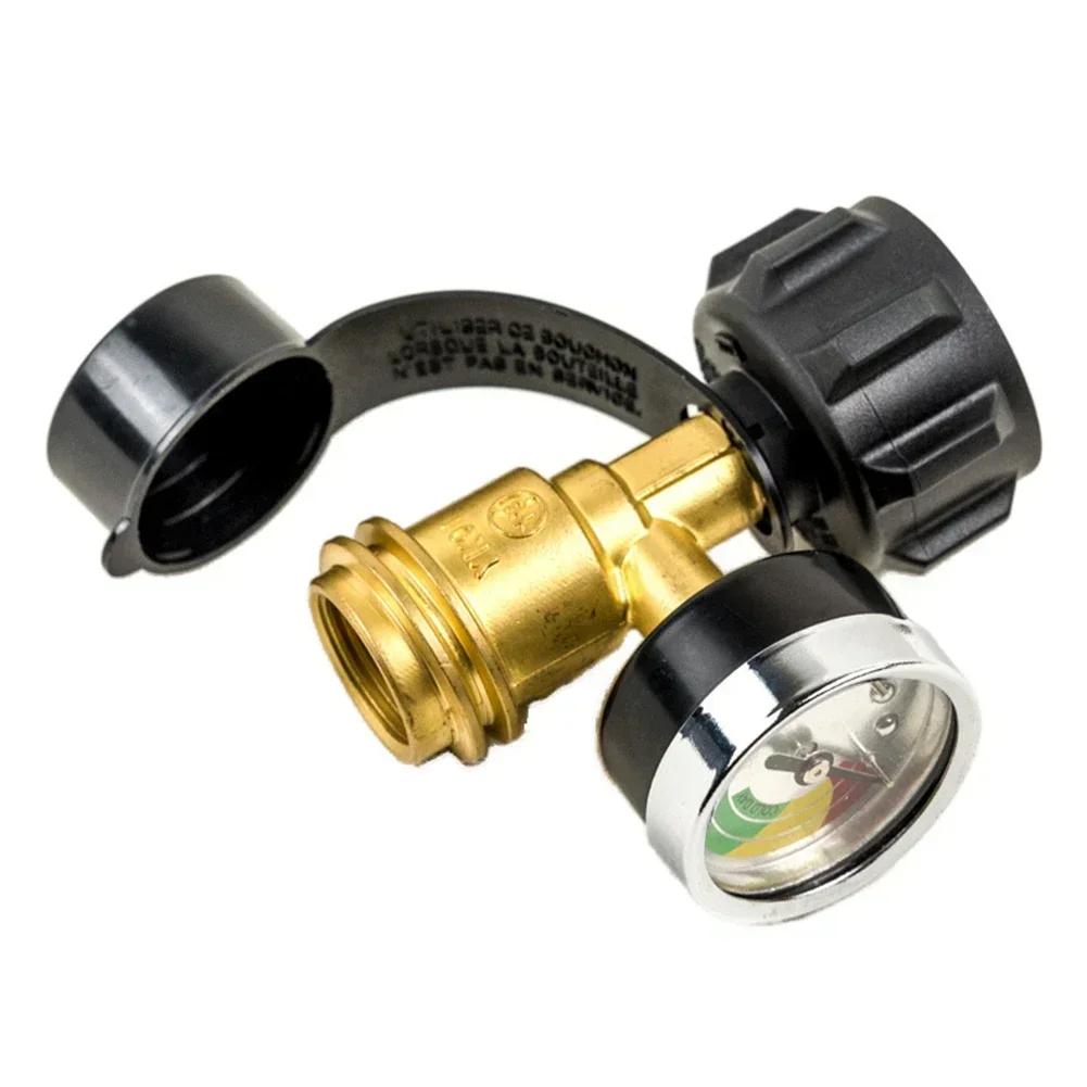 

POL to For QCC1 Gauge Adapter for 100 lb Propane Tanks Brass Construction Accurate for Outdoor Cooking and Heating China Mainland