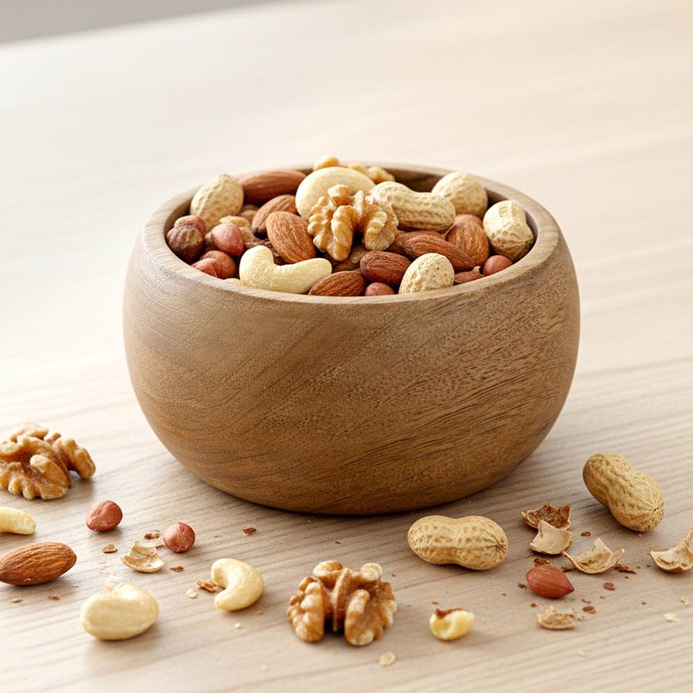 Miska Drewniana Miseczka Do Serwowania Sałatek Przekąsek Potraw 450 Ml