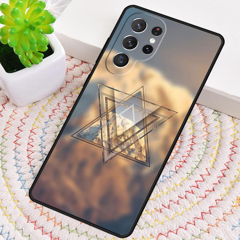 David Jewish Star Symbol Phone Case for Samsung Galaxy note 10 pro S26 Ultra S23 S24 FE S25 S21 S22 PLUS shockproof Cove